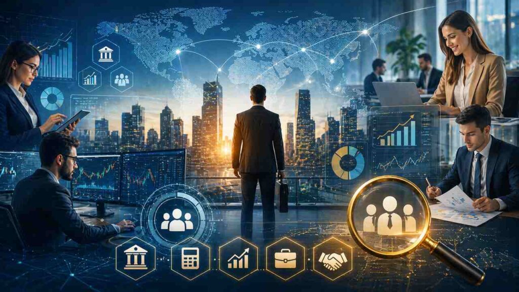 How Many Jobs Are Available in Finance? A Complete Market Overview Finance professionals analyzing global market data and career opportunities
