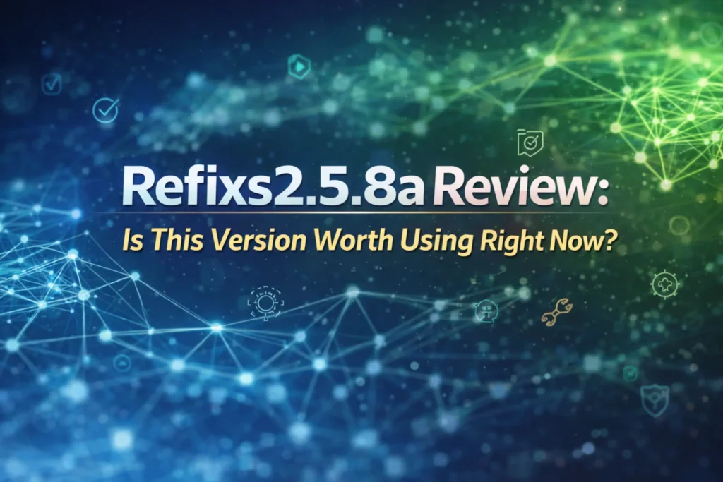 Refixs2.5.8a Guide: Features, Uses & Benefits